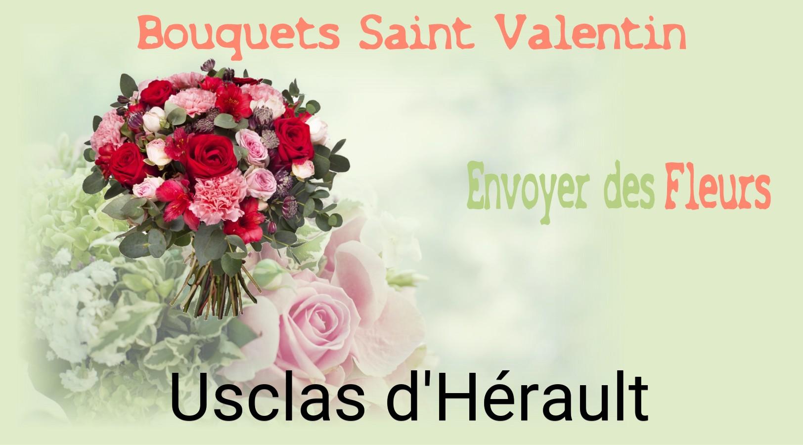 Roses de Saint-Valentin livrées à Usclas-d'Hérault